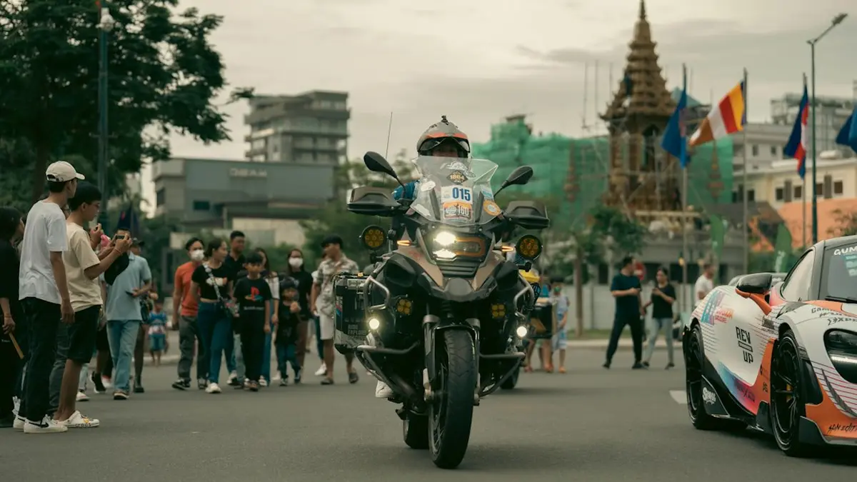 Riding a Scooter Through a Thai Police Checkpoint